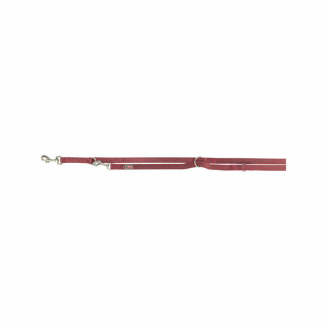 Verstelbare hondenriem Trixie Premium Rood 1