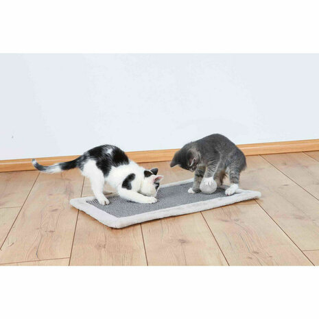 Krabpaal voor Katten Trixie Grijs Lichtgrijs Polyester Sisal EVA 55 × 35 cm 2