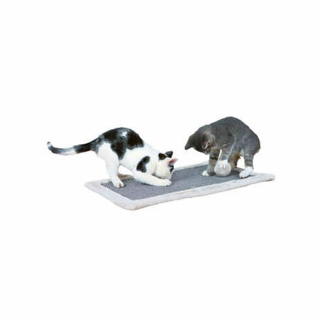 Krabpaal voor Katten Trixie Grijs Lichtgrijs Polyester Sisal EVA 55 × 35 cm 4