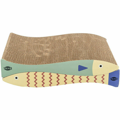 Krabpaal voor Katten Trixie Crème Munt Karton 40 × 30 × 11 cm (2 Onderdelen) (2 Stuks) 4