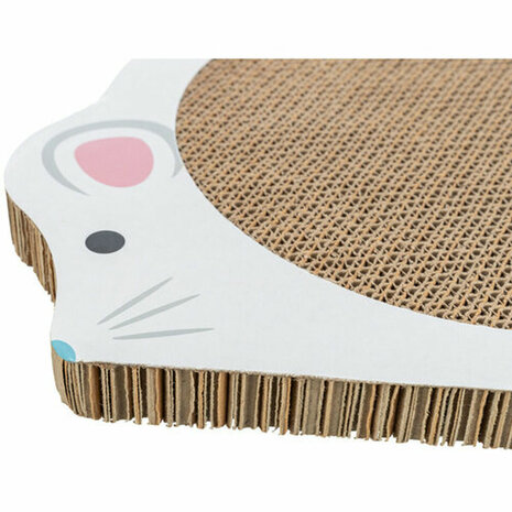 Krabpaal voor Katten Trixie Wit Plastic 35 × 2,5 × 29,5 cm 6