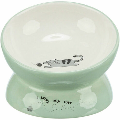 Voerbak voor honden Trixie Wit Groen Ø 13 cm 150 ml 2