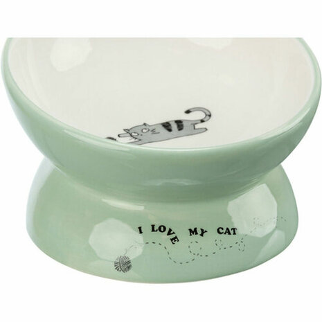 Voerbak voor honden Trixie Wit Groen Ø 13 cm 150 ml 8