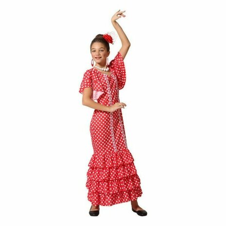 Kostuums voor Kinderen Flamenco danser - Maat: 10-12 Jaar - Maat: 10-12 Jaar 1