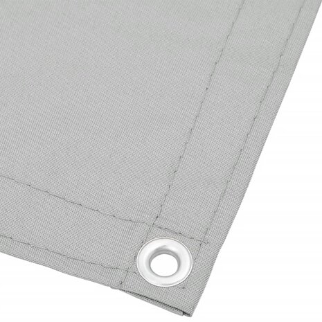 Balkonscherm 75x300 cm 100% oxford polyester lichtgrijs 4