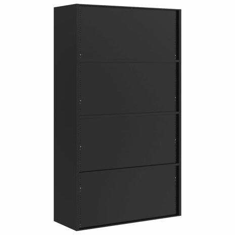 Archiefkast 105x40x180 cm staal zwart 6
