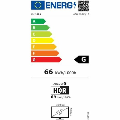 Smart TV Philips 48OLED819 48" 4K Ultra HD OLED 3