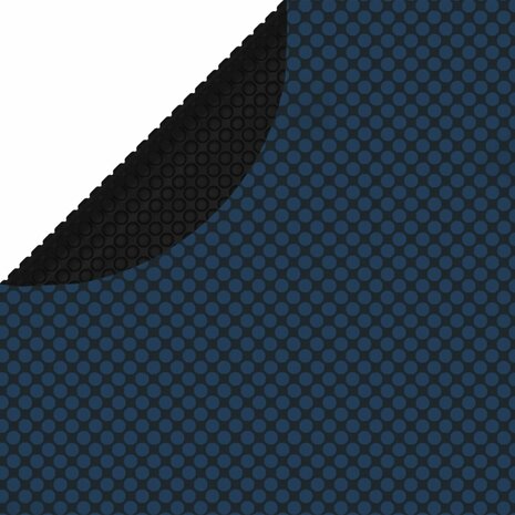 Zwembadfolie solar drijvend 356 cm PE zwart en blauw 3