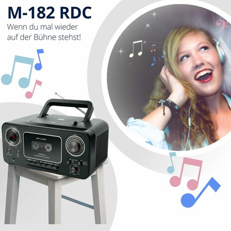 Radio met cassettespeler Muse M-182RDC 3