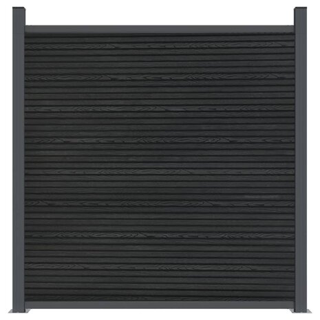 Schuttingpaneel 173x186 cm HKC grijs 5