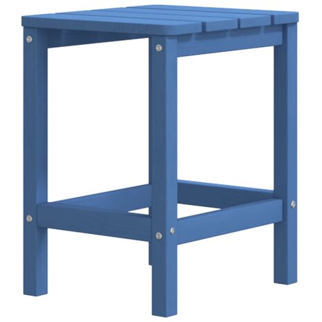 Tuintafel Adirondack 38x38x46 cm HDPE aquablauw 2