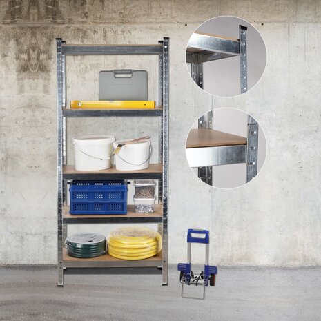 HI Stellingkast robuust 75x30x172 cm MDF 7