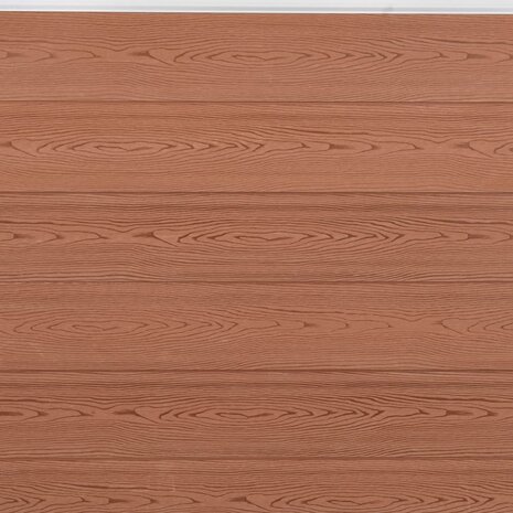 Schuttingpaneelset 180x186 cm HKC bruin 4