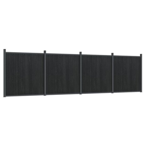 Schuttingpaneel 699x186 cm HKC grijs 2