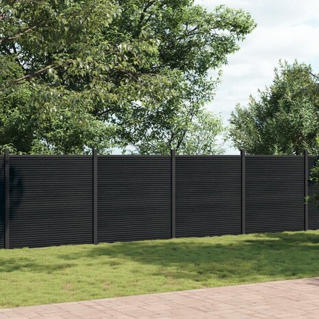 Schuttingpaneel 872x186 cm HKC grijs 1