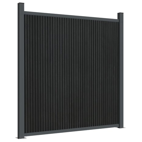 Schuttingpaneel 872x186 cm HKC grijs 4