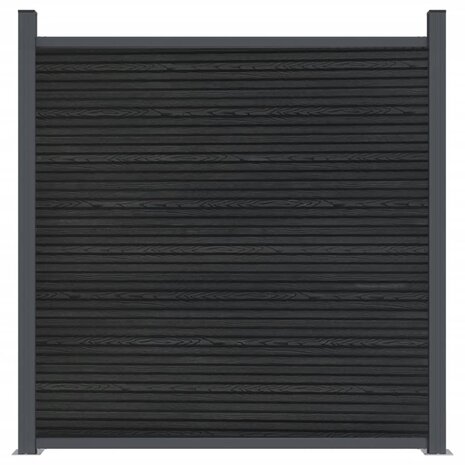 Schuttingpaneel 1218x186 cm HKC grijs 5