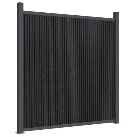 Schuttingpaneel 1218x186 cm HKC grijs 7