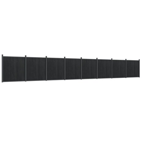Schuttingpaneel 1391x186 cm HKC grijs 2