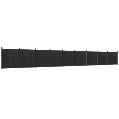Schuttingpaneel 1564x186 cm HKC grijs 2