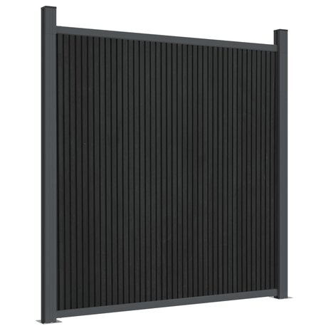 Schuttingpaneel 1564x186 cm HKC grijs 4