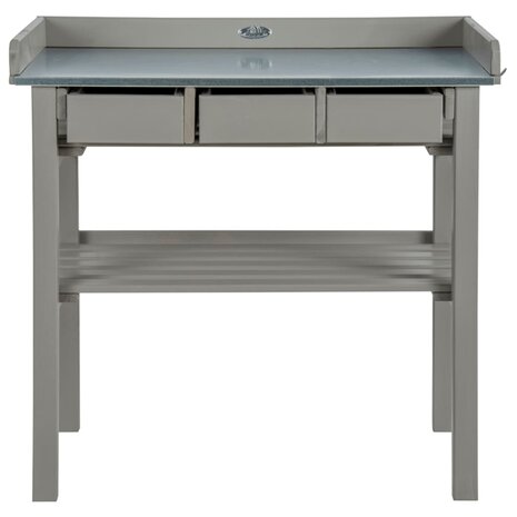 Esschert Design tuinwerktafel grijs CF29G 1