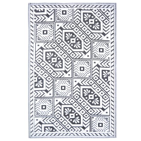 Esschert Design Buitenkleed ruit 182x122 cm 2