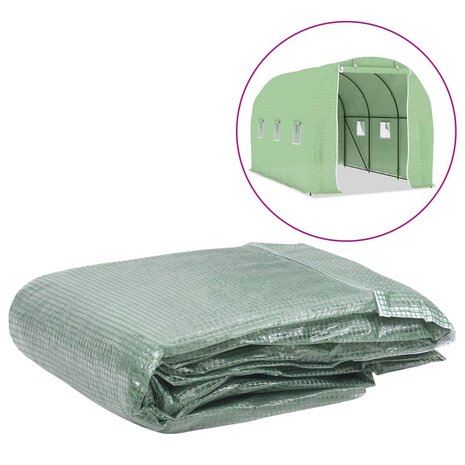 Kashoes vervangend (6,86 m²) 200x343x200 cm groen 1
