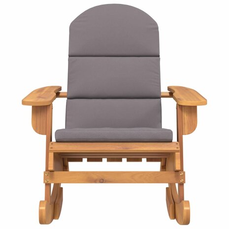 Schommelstoel Adirondack met kussens massief acaciahout 3