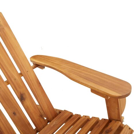 Schommelstoel Adirondack met kussens massief acaciahout 6