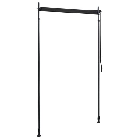 Rolgordijn voor buiten 120x270 cm antraciet  5