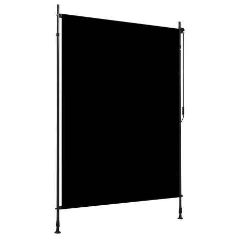 Rolgordijn voor buiten 150x270 cm antraciet  1
