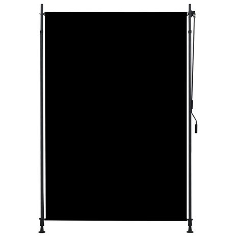 Rolgordijn voor buiten 150x270 cm antraciet  2