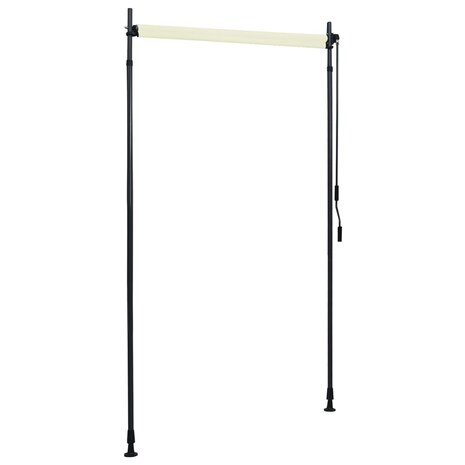 Rolgordijn voor buiten 120x270 cm crème 5