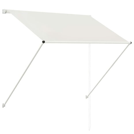 Luifel uittrekbaar 100x150 cm crème 2