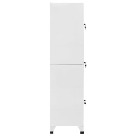 Lockerkast met 3 vakken 38x45x180 cm   4