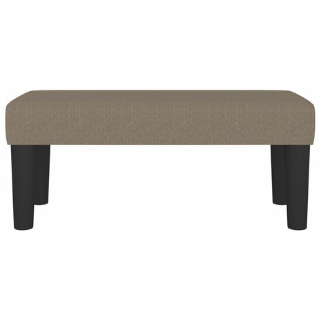 Bankje 70x30x30 cm stof taupe 3