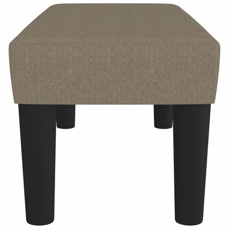 Bankje 70x30x30 cm stof taupe 4