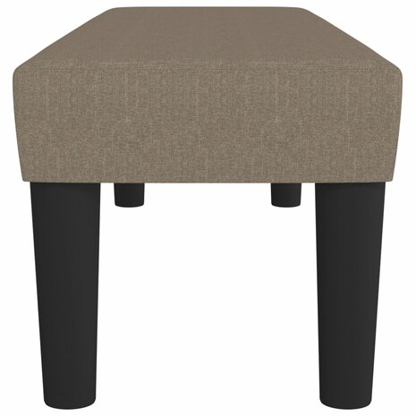 Bankje 100x30x30 cm stof taupe 4