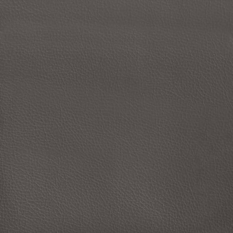 Bankje 100x30x30 cm kunstleer grijs 6