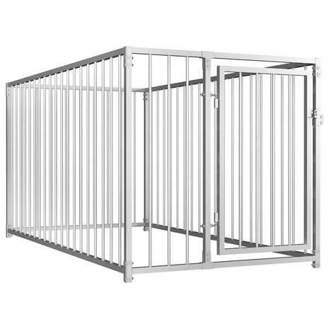 Hondenkennel voor buiten 100x200x100 cm 2
