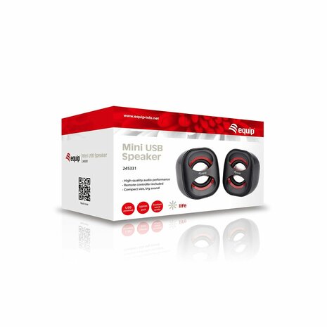 PC speakers Equip 245331 Zwart 3 W 6 W Bluetooth luidspreker 3