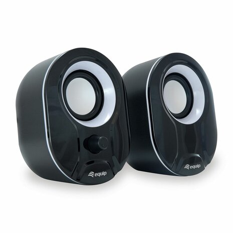 PC speakers Equip 245333 Zwart Zwart/Wit 3 W Bluetooth luidspreker 2
