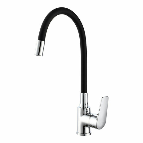 Mengkraan EDM 01155 Baiona Zwart Blik Zink Flexibel Keuken 1