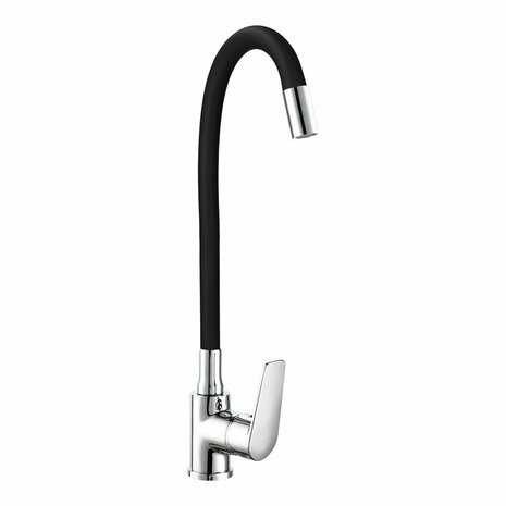 Mengkraan EDM 01155 Baiona Zwart Blik Zink Flexibel Keuken 2