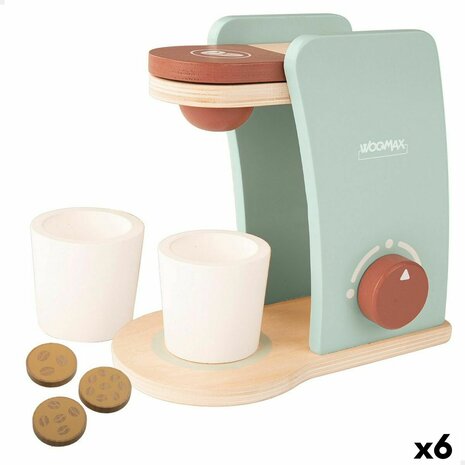 Speelgoed koffiezetapparaat Woomax 6 Onderdelen (6 Stuks) 1