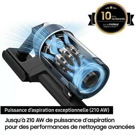Steelstofzuiger Samsung 580 W 3