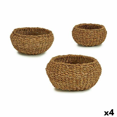 Mandenset Bruin (4 Stuks) 1