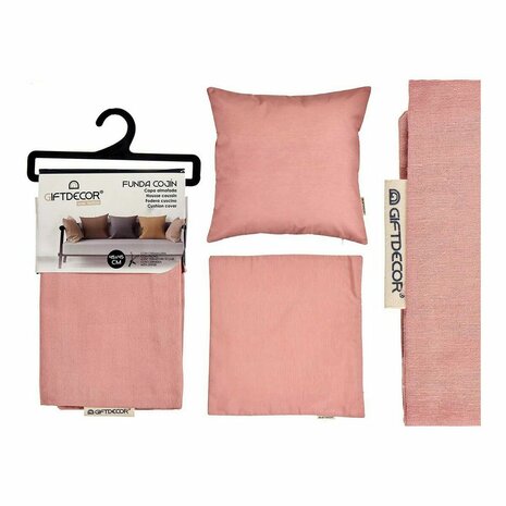 Kussenhoes Roze 45 x 0,5 x 45 cm 60 x 0,5 x 60 cm - Maat: 60 x 60 cm 1