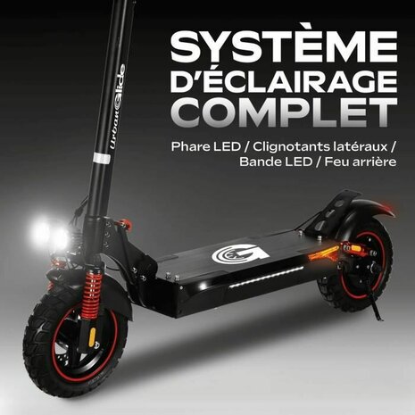 Elektrische Step Urbanglide ECROSS PRO LITE 2 Zwart 25 km/h 6